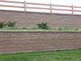 double high retaining wall